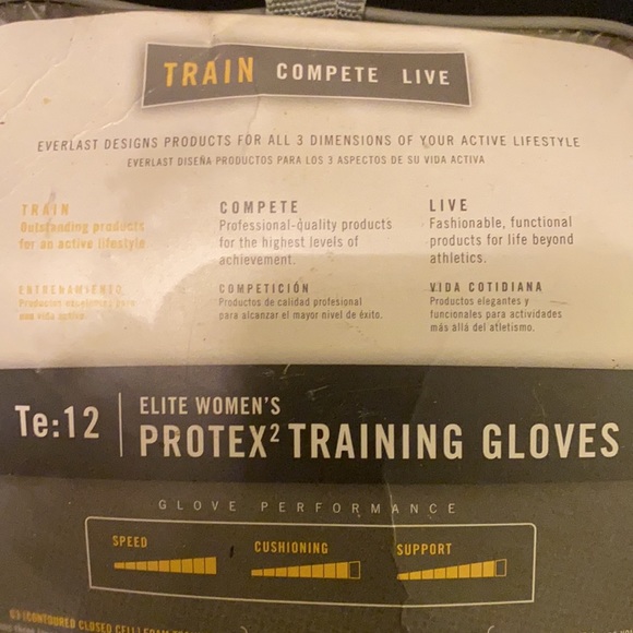 Elite Women’s Protex Training Gloves - Picture 5 of 10